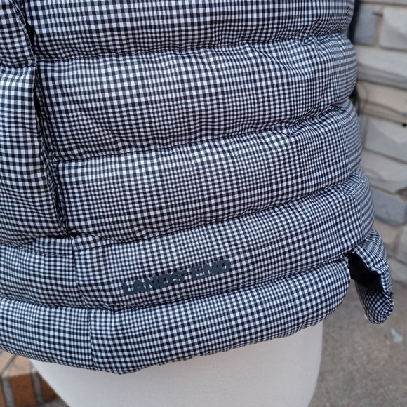 🆕Lands' End | Gingham Down Puffer Vest Women's Size Small 6-8 - Picture 10 of 12